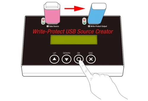 Source creator - write protect flash media read-only cd-rom partitie usb sd